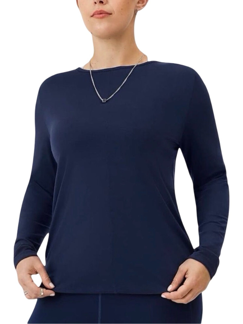 allbirds Natural Flow Studio Long Sleeve - Size Small - True Navy
